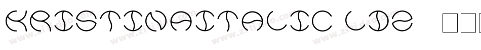 KristinaItalic-LDZ5字体转换