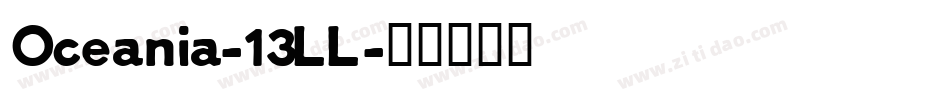 Oceania-13LL字体转换