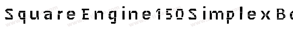 SquareEngine150SimplexBold-WMG字体转换