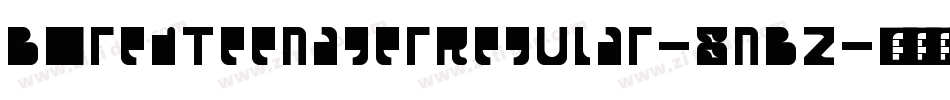 BoredTeenagerRegular-8nBZ字体转换