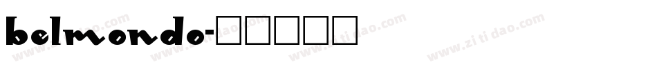 Belmondo字体转换