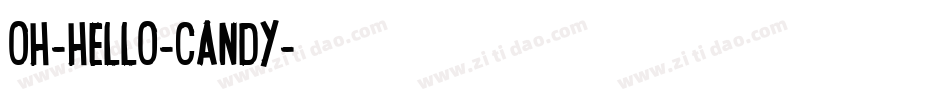 Oh-Hello-Candy字体转换