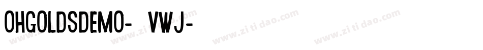 OhGoldsDemo-9Vwj字体转换