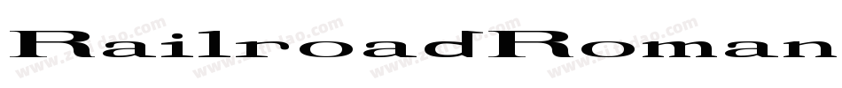 RailroadRoman字体转换