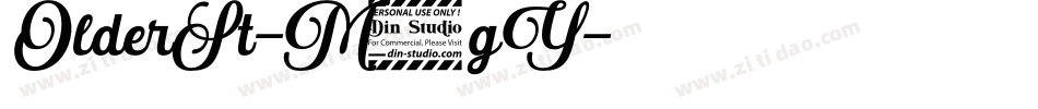 OlderSt-M8gY字体转换