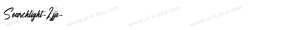 Searchlight-Zjjx字体转换