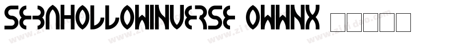 SebaHollowInverse-owwnx字体转换