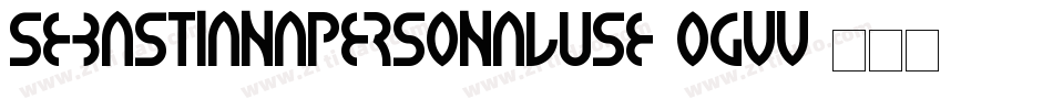 Sebastianapersonaluse-oGvV字体转换