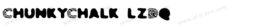 ChunkyChalk-lzDq字体转换