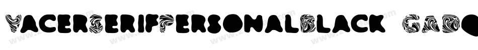 VacerSerifPersonalBlack-GADq字体转换