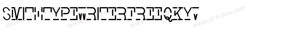 SmithTypewriterfree-qKYV字体转换