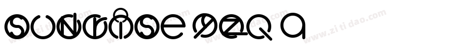 Sunrise-Yzq9a字体转换