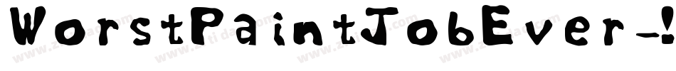 WorstPaintJobEver字体转换