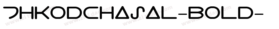 THKodchasal-Bold字体转换