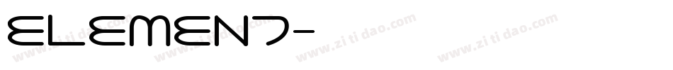 ELEMENT字体转换