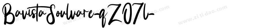 BavistaSoulvare-qZ07l字体转换