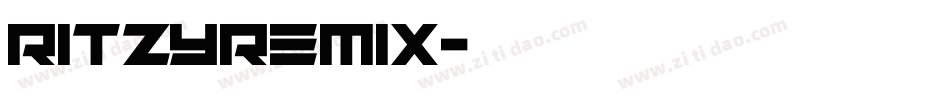 RitzyRemix字体转换