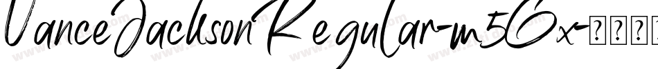 VanceJacksonRegular-m5Gx字体转换