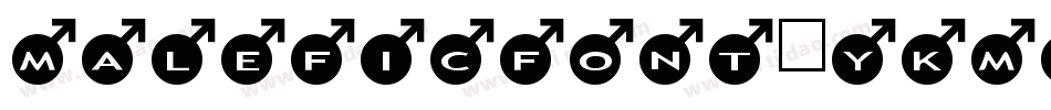 MaleficFont-YKm2字体转换