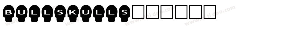 BullSkulls字体转换