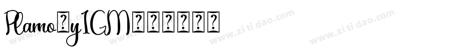 Plamo-y1GM字体转换