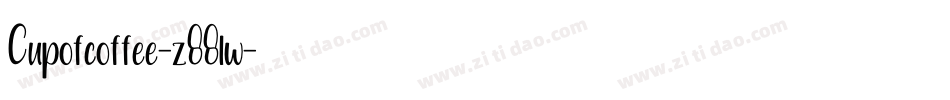 Cupofcoffee-z88lw字体转换
