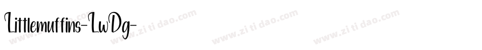 Littlemuffins-LwDg字体转换