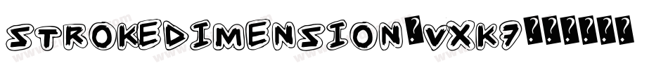 StrokeDimension-vXK7字体转换