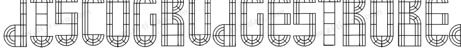 DiscoGrudgeStrokedWindowMedium-E8Ar字体转换