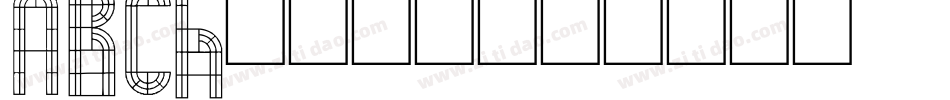 arch中文字库字体转换