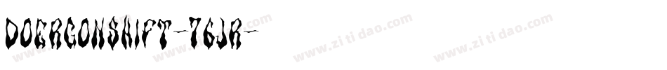 DoergonShift-76JR字体转换