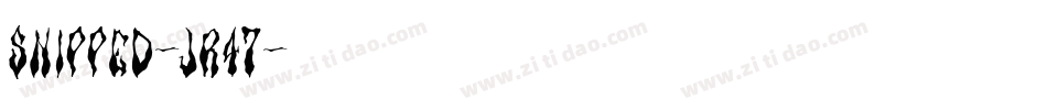 Snipped-Jr47字体转换