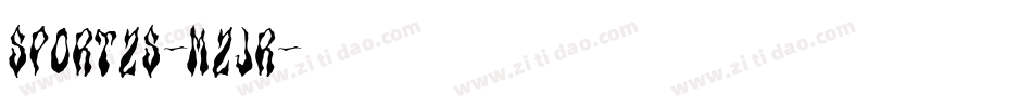 Sportzs-MZJr字体转换