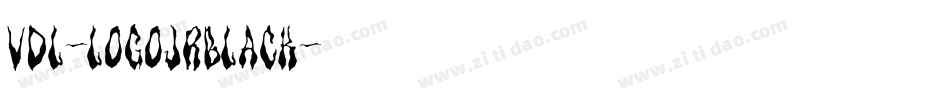 VDL-LogoJrBlack字体转换