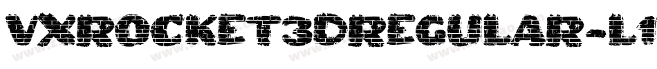 VxRocket3DRegular-l1Ye字体转换