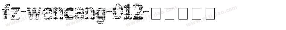 fz-wencang-012字体转换