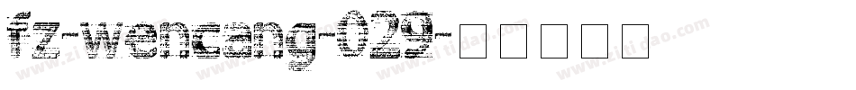 fz-wencang-029字体转换