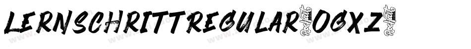 LernschrittRegular-0gXz字体转换