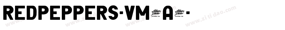 RedPeppers-vm3a4字体转换 RedPeppers-vm3a4字体转换