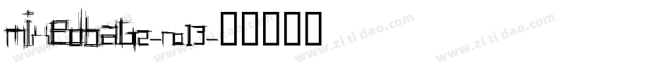 MixedBag2-R013字体转换