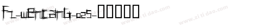 fz-wencang-025字体转换