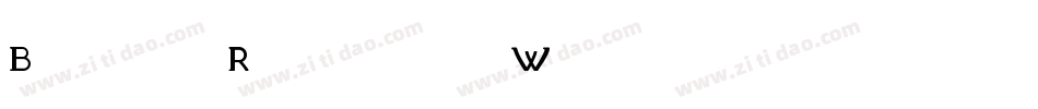 BlanketReversed-W954字体转换