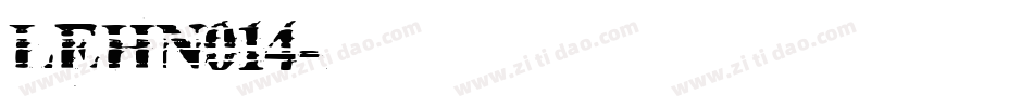 LEHN014字体转换