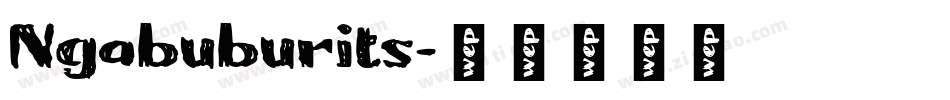 Ngabuburits字体转换