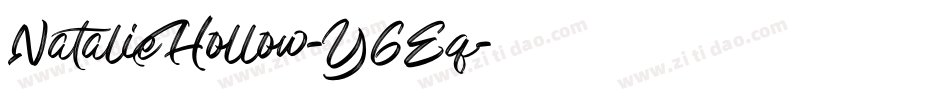 NatalieHollow-Y6Eq字体转换