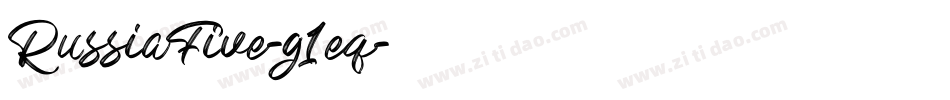 RussiaFive-g1eq字体转换