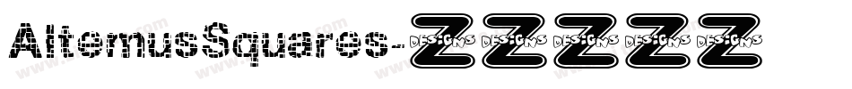 AltemusSquares字体转换