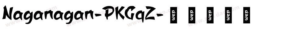 Naganagan-PKGqZ字体转换