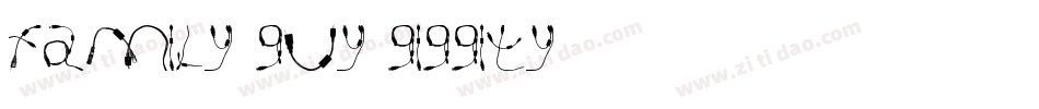 Family-Guy-Giggity字体转换