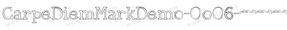 CarpeDiemMarkDemo-OoO6字体转换